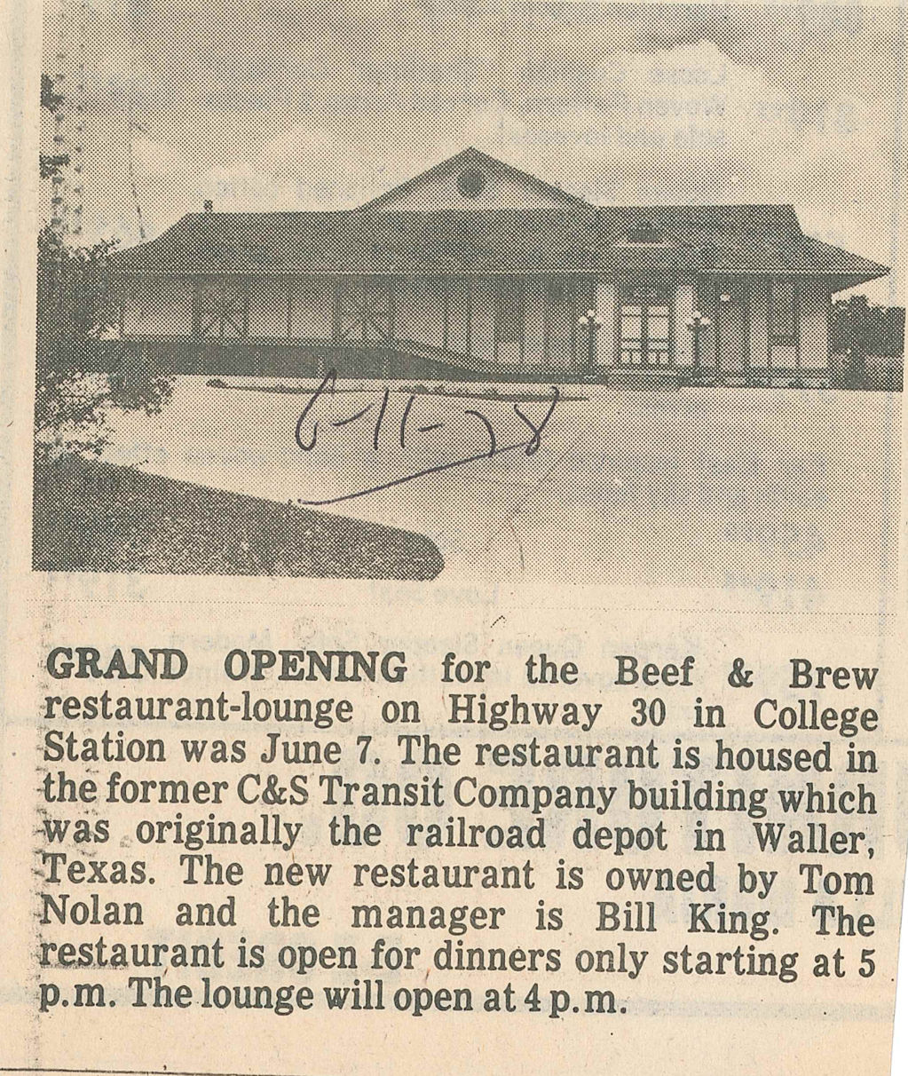 The Eagle Archives: Beef & Brew